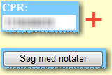 Søg med notater på specifikt CPR nummer